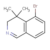 1430563-80-6 5-bromo-4,4-dimethyl-3H-isoquinoline chemical structure