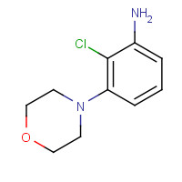 1146413-08-2 2-chloro-3-morpholin-4-ylaniline chemical structure