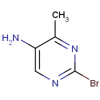 1251032-89-9 2-bromo-4-methylpyrimidin-5-amine chemical structure