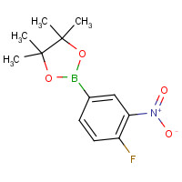 1218791-09-3 2-(4-fluoro-3-nitrophenyl)-4,4,5,5-tetramethyl-1,3,2-dioxaborolane chemical structure