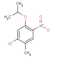 1032903-50-6 1-chloro-2-methyl-4-nitro-5-propan-2-yloxybenzene chemical structure