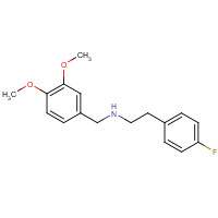 355381-83-8 N-[(3,4-dimethoxyphenyl)methyl]-2-(4-fluorophenyl)ethanamine chemical structure