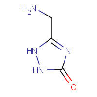 83160-78-5 5-(aminomethyl)-1,2-dihydro-1,2,4-triazol-3-one chemical structure