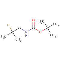 879001-62-4 tert-butyl N-(2-fluoro-2-methylpropyl)carbamate chemical structure
