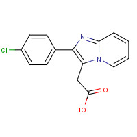 17745-06-1 2-[2-(4-chlorophenyl)imidazo[1,2-a]pyridin-3-yl]acetic acid chemical structure