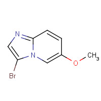 1044733-59-6 3-bromo-6-methoxyimidazo[1,2-a]pyridine chemical structure