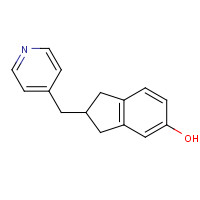 154932-75-9 2-(pyridin-4-ylmethyl)-2,3-dihydro-1H-inden-5-ol chemical structure