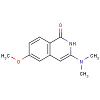 76321-75-0 3-(dimethylamino)-6-methoxy-2H-isoquinolin-1-one chemical structure