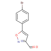 640292-04-2 5-(4-bromophenyl)-1,2-oxazole-3-carbaldehyde chemical structure