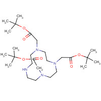 122555-91-3 tert-butyl 2-[4,7-bis[2-[(2-methylpropan-2-yl)oxy]-2-oxoethyl]-1,4,7,10-tetrazacyclododec-1-yl]acetate chemical structure