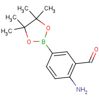 1319197-32-4 2-amino-5-(4,4,5,5-tetramethyl-1,3,2-dioxaborolan-2-yl)benzaldehyde chemical structure