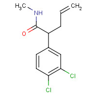 206997-68-4 2-(3,4-dichlorophenyl)-N-methylpent-4-enamide chemical structure