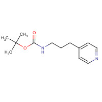 164648-58-2 tert-butyl N-(3-pyridin-4-ylpropyl)carbamate chemical structure