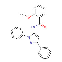 79442-81-2 N-(2,5-diphenylpyrazol-3-yl)-2-methoxybenzamide chemical structure