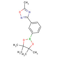 1256359-28-0 5-methyl-3-[3-(4,4,5,5-tetramethyl-1,3,2-dioxaborolan-2-yl)phenyl]-1,2,4-oxadiazole chemical structure
