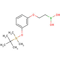 1169835-78-2 2-[3-[tert-butyl(dimethyl)silyl]oxyphenoxy]ethylboronic acid chemical structure
