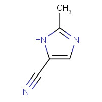 112108-86-8 2-methyl-1H-imidazole-5-carbonitrile chemical structure