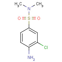 19021-35-3 4-amino-3-chloro-N,N-dimethylbenzenesulfonamide chemical structure