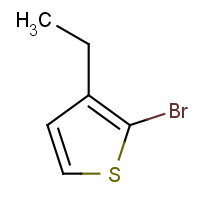 53119-61-2 2-bromo-3-ethylthiophene chemical structure