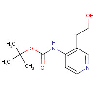 219834-80-7 tert-butyl N-[3-(2-hydroxyethyl)pyridin-4-yl]carbamate chemical structure