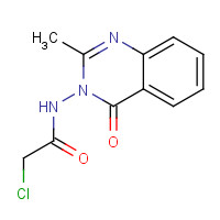 6761-07-5 2-chloro-N-(2-methyl-4-oxoquinazolin-3-yl)acetamide chemical structure