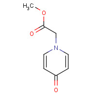 128670-56-4 methyl 2-(4-oxopyridin-1-yl)acetate chemical structure