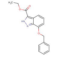 885278-92-2 ethyl 7-phenylmethoxy-2H-indazole-3-carboxylate chemical structure