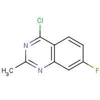 1206694-32-7 4-chloro-7-fluoro-2-methylquinazoline chemical structure
