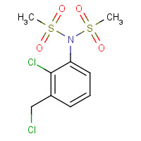 1182254-29-0 N-[2-chloro-3-(chloromethyl)phenyl]-N-methylsulfonylmethanesulfonamide chemical structure