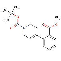 1000771-63-0 tert-butyl 4-(2-methoxycarbonylphenyl)-3,6-dihydro-2H-pyridine-1-carboxylate chemical structure