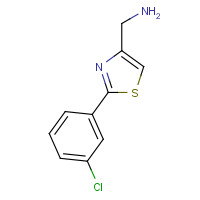 775579-08-3 [2-(3-chlorophenyl)-1,3-thiazol-4-yl]methanamine chemical structure