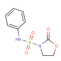 87708-16-5 2-oxo-N-phenyl-1,3-oxazolidine-3-sulfonamide chemical structure