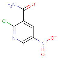 60524-15-4 2-chloro-5-nitropyridine-3-carboxamide chemical structure