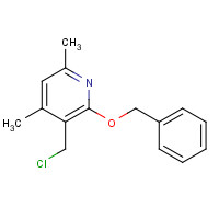 1303445-99-9 3-(chloromethyl)-4,6-dimethyl-2-phenylmethoxypyridine chemical structure