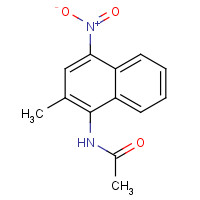 13615-36-6 N-(2-methyl-4-nitronaphthalen-1-yl)acetamide chemical structure