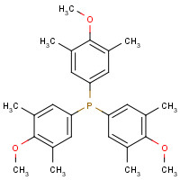 121898-64-4 tris(4-methoxy-3,5-dimethylphenyl)phosphane chemical structure