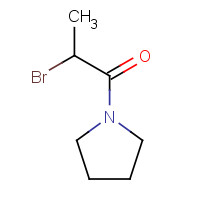 54537-48-3 2-bromo-1-pyrrolidin-1-ylpropan-1-one chemical structure