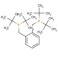 121954-50-5 ditert-butyl-[[2-(ditert-butylphosphanylmethyl)phenyl]methyl]phosphane chemical structure