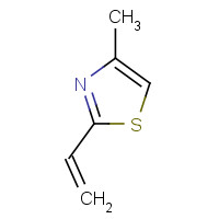 45534-10-9 2-ethenyl-4-methyl-1,3-thiazole chemical structure