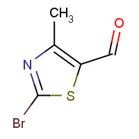 933720-87-7 2-bromo-4-methyl-1,3-thiazole-5-carbaldehyde chemical structure