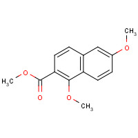 827320-09-2 methyl 1,6-dimethoxynaphthalene-2-carboxylate chemical structure