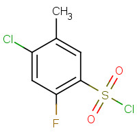 868755-70-8 4-chloro-2-fluoro-5-methylbenzenesulfonyl chloride chemical structure