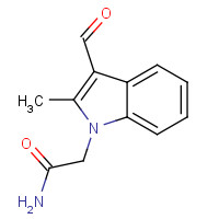 61922-00-7 2-(3-formyl-2-methylindol-1-yl)acetamide chemical structure