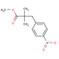 1384980-40-8 methyl 2,2-dimethyl-3-(4-nitrophenyl)propanoate chemical structure