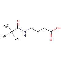 69542-93-4 4-(2,2-dimethylpropanoylamino)butanoic acid chemical structure