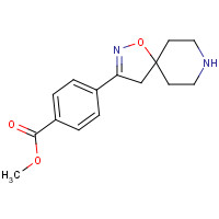 1350762-73-0 methyl 4-(1-oxa-2,8-diazaspiro[4.5]dec-2-en-3-yl)benzoate chemical structure