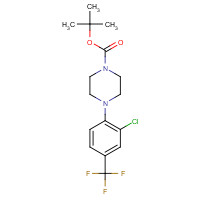 847971-81-7 tert-butyl 4-[2-chloro-4-(trifluoromethyl)phenyl]piperazine-1-carboxylate chemical structure