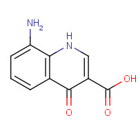 75839-98-4 8-amino-4-oxo-1H-quinoline-3-carboxylic acid chemical structure