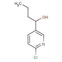 1393126-51-6 1-(6-chloropyridin-3-yl)butan-1-ol chemical structure