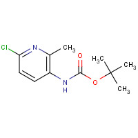 1238324-80-5 tert-butyl N-(6-chloro-2-methylpyridin-3-yl)carbamate chemical structure